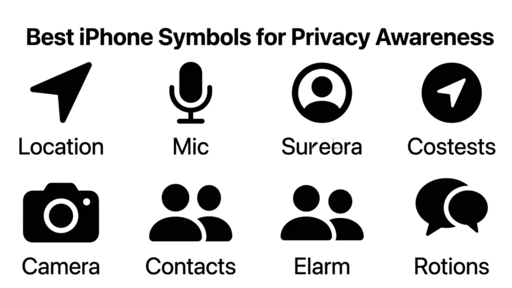 Best iPhone Symbols for Privacy Awareness