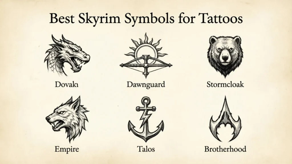 Best Skyrim Symbols for Tattoos