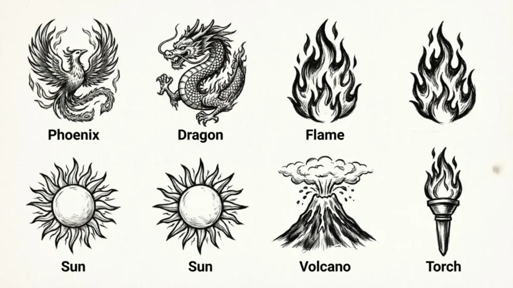 Best Symbols for Fire Tattoos