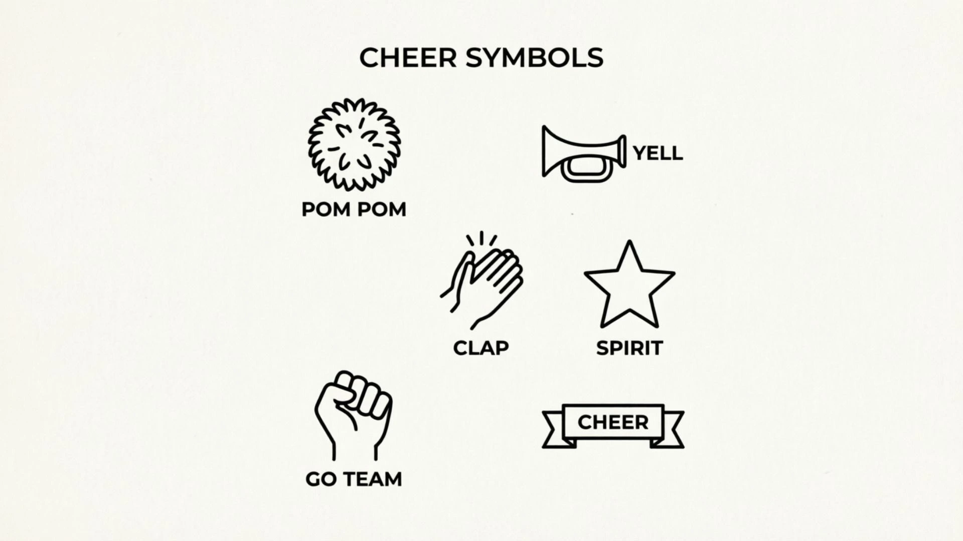 cheer symbols