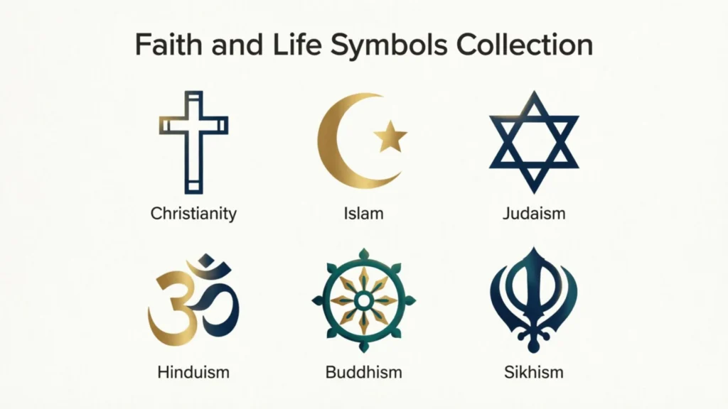 Faith Symbols for Logos and Design