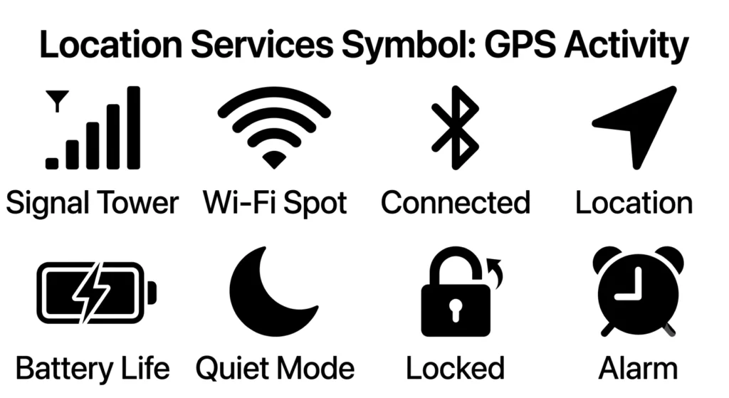 Location Services Symbol: GPS Activity