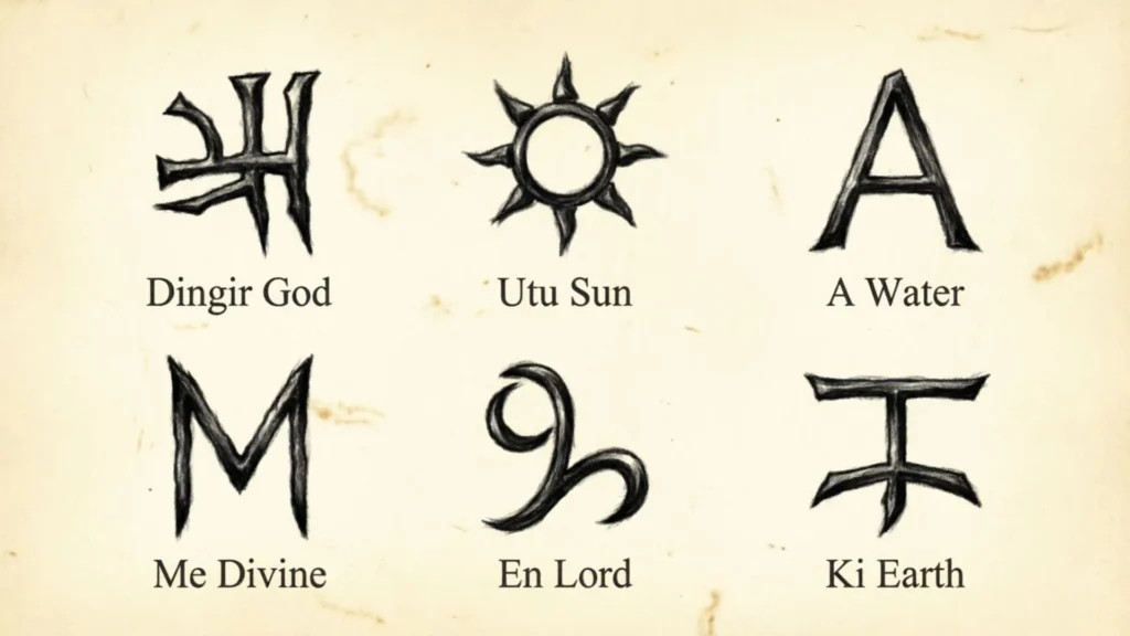 Sumerian Symbols for Tattoos