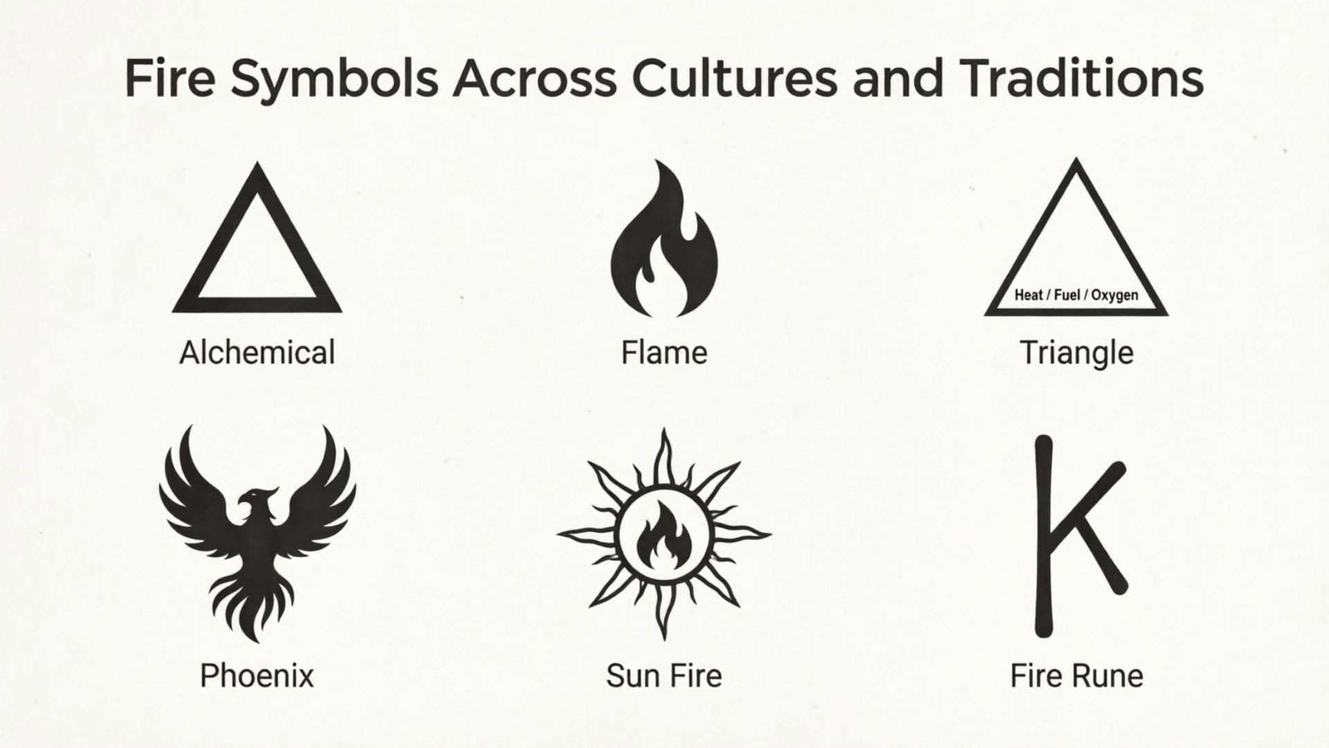 Symbols for Fire