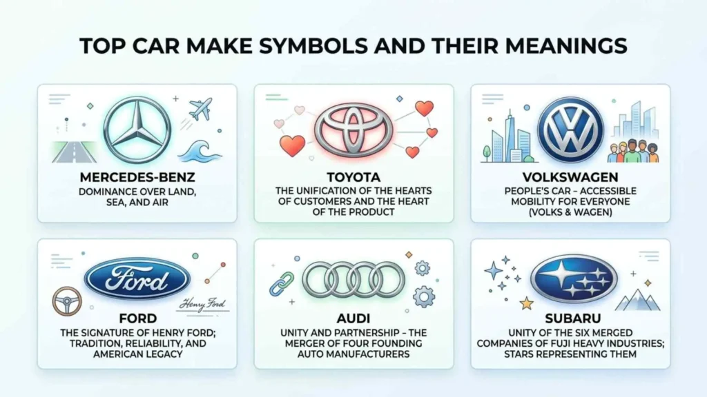 Top 12 Car Make Symbols and Their Meanings