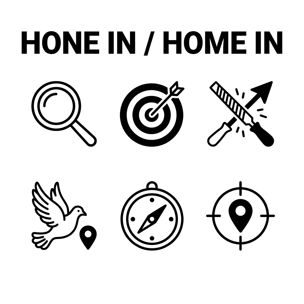 Hone In or Home In