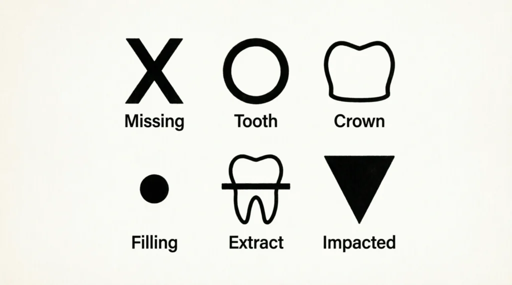 Best Dental Charting Symbols for Tattoos