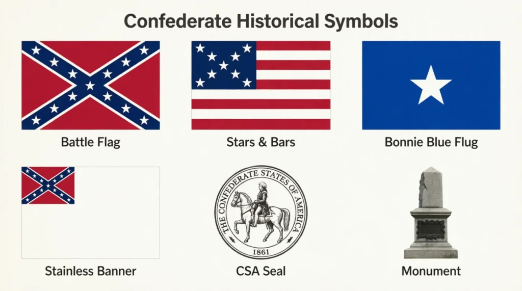 Major Confederate Symbols and Their Historical Meanings