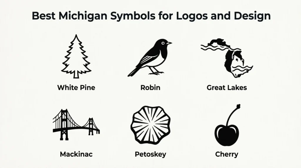 Best Michigan Symbols for Logos and Design
