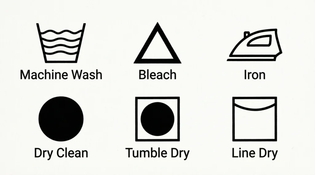 Top Washing Symbols on Tags and Their Meanings