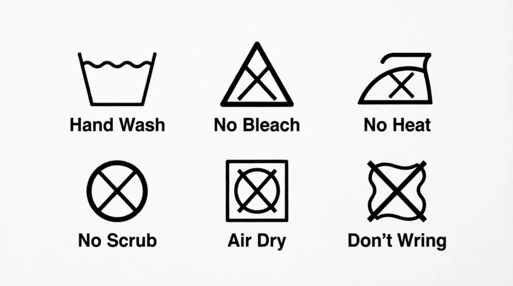 Best Washing Symbols on Tags for Tattoos