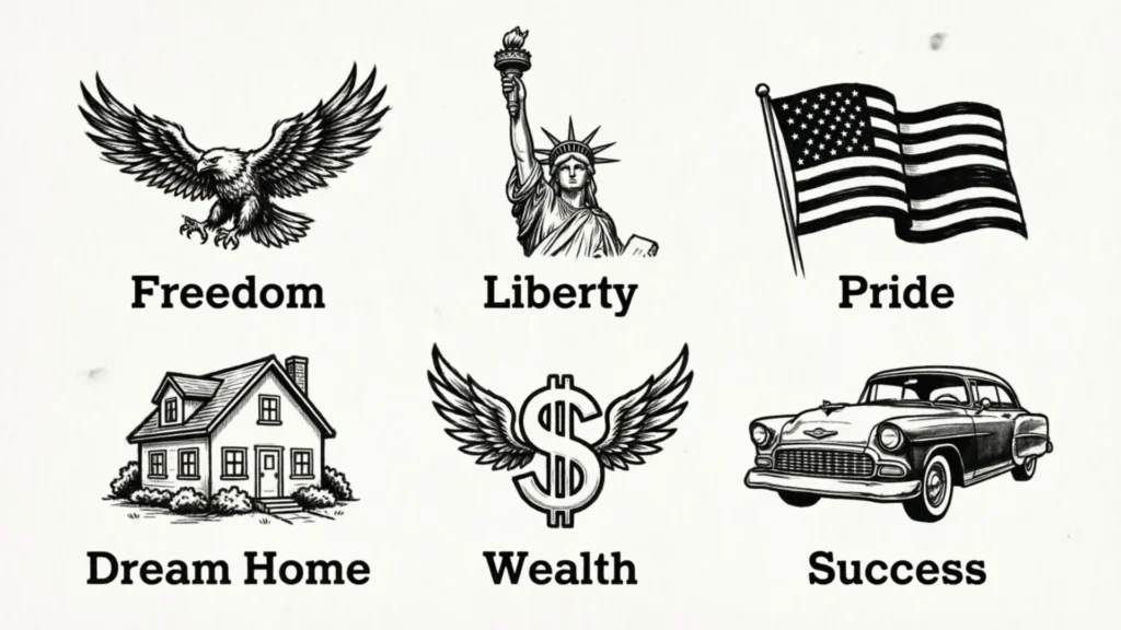 Best American Dream Symbols for Tattoos