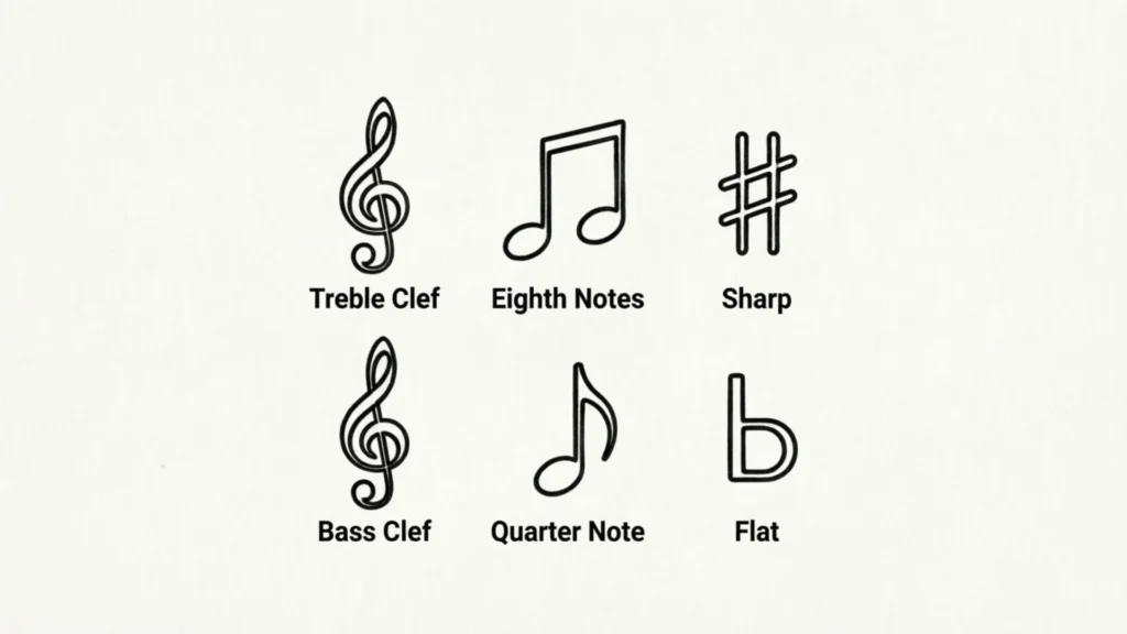 Best Music Symbols Names for Tattoos