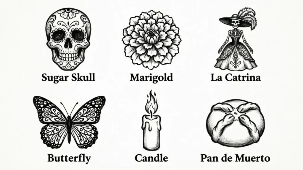 Best Symbols of Day of the Dead for Tattoos