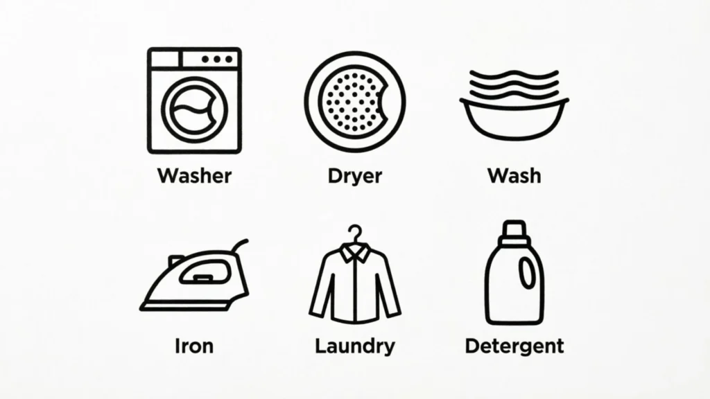 Best Washer and Dryer Symbols for Logos and Design