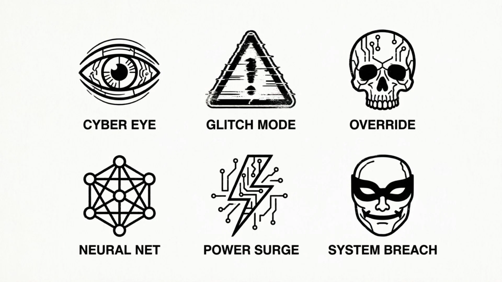 cyberpunk symbols