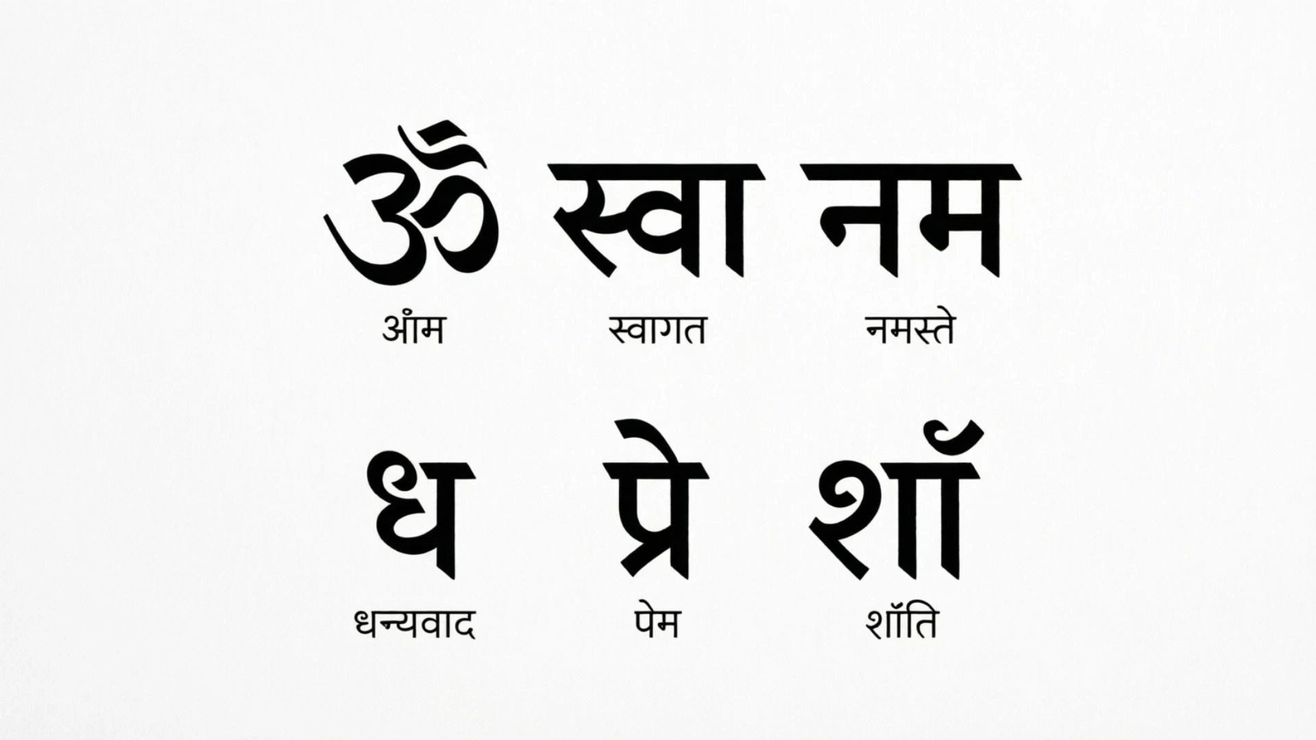 hindi symbols