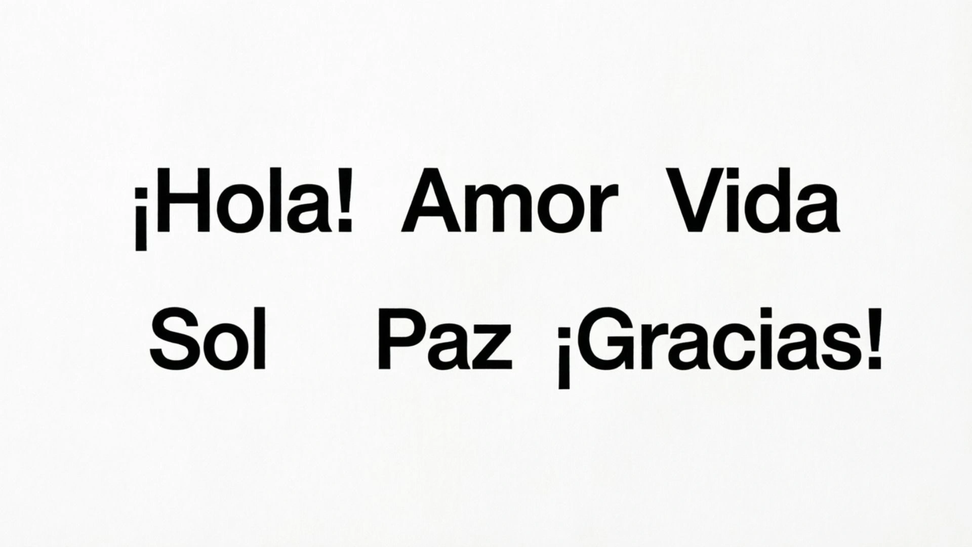 Symbols in Spanish