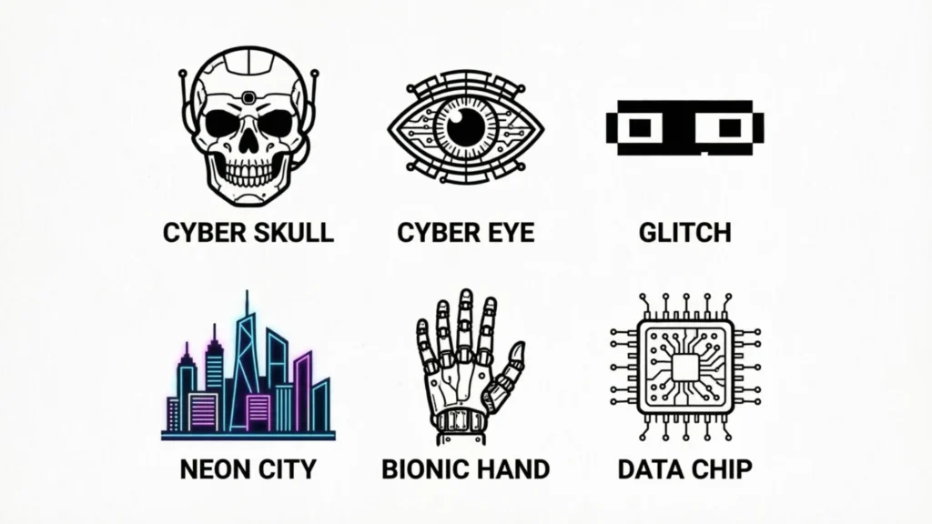 Top 11 Cyberpunk Symbols and Their Meanings