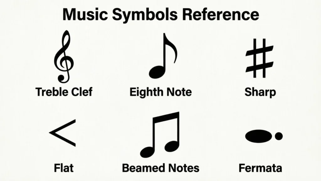 Top 11 Music Symbols Names and Their Meanings