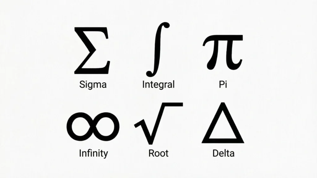 Top 12 Mathematical Symbols and Their Meanings