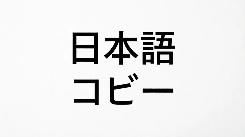 Japanese Words You Can Copy and Paste