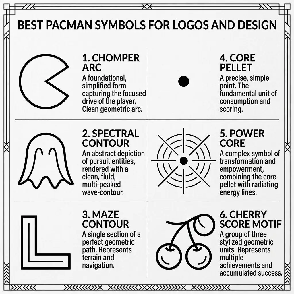 Best Pacman Symbols for Logos and Design