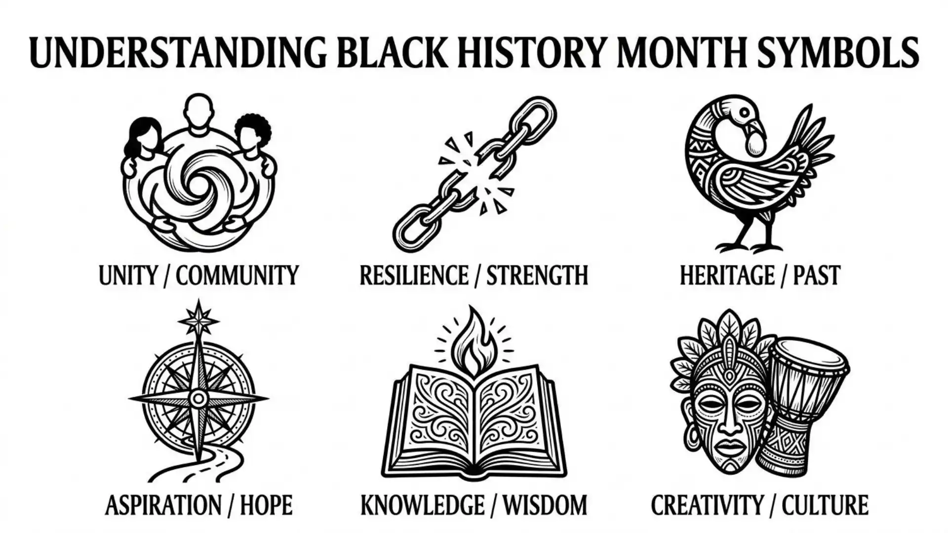 Black History Month Symbols