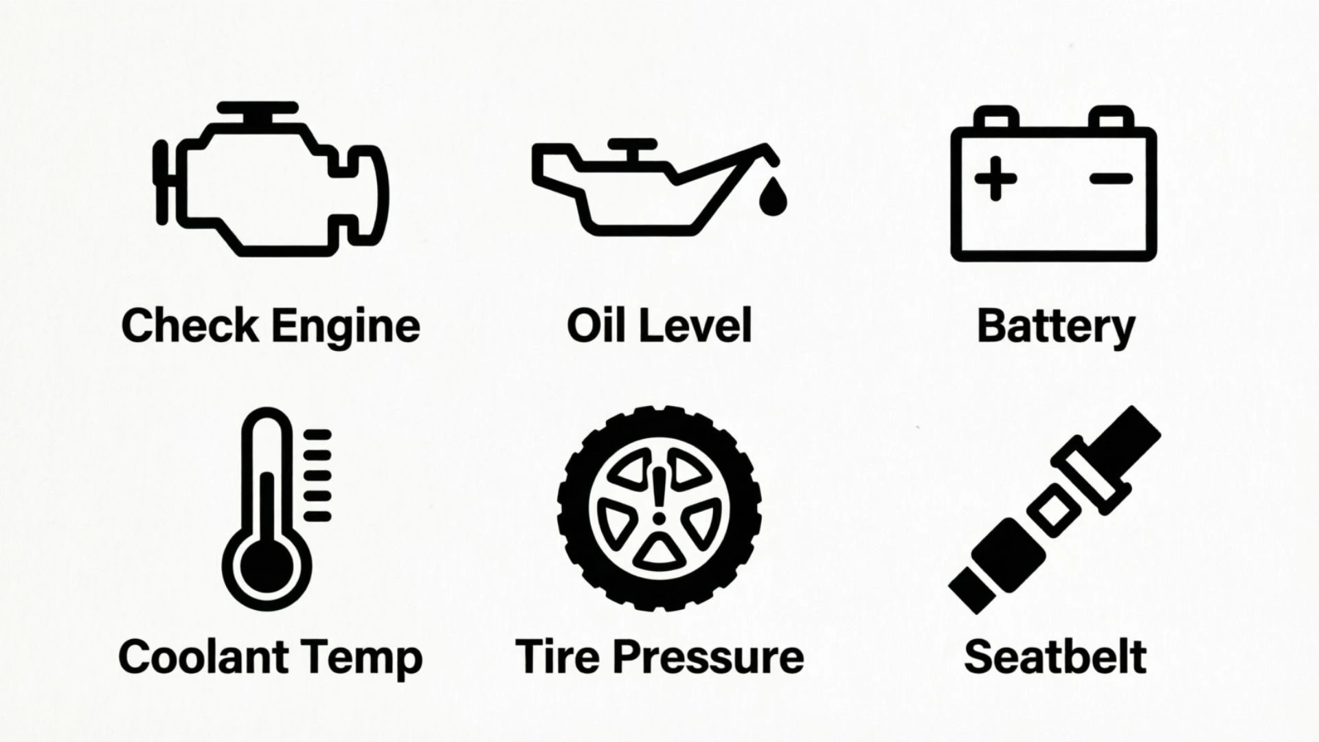 Dashboard Symbols vs. Warning Lights vs. Indicators