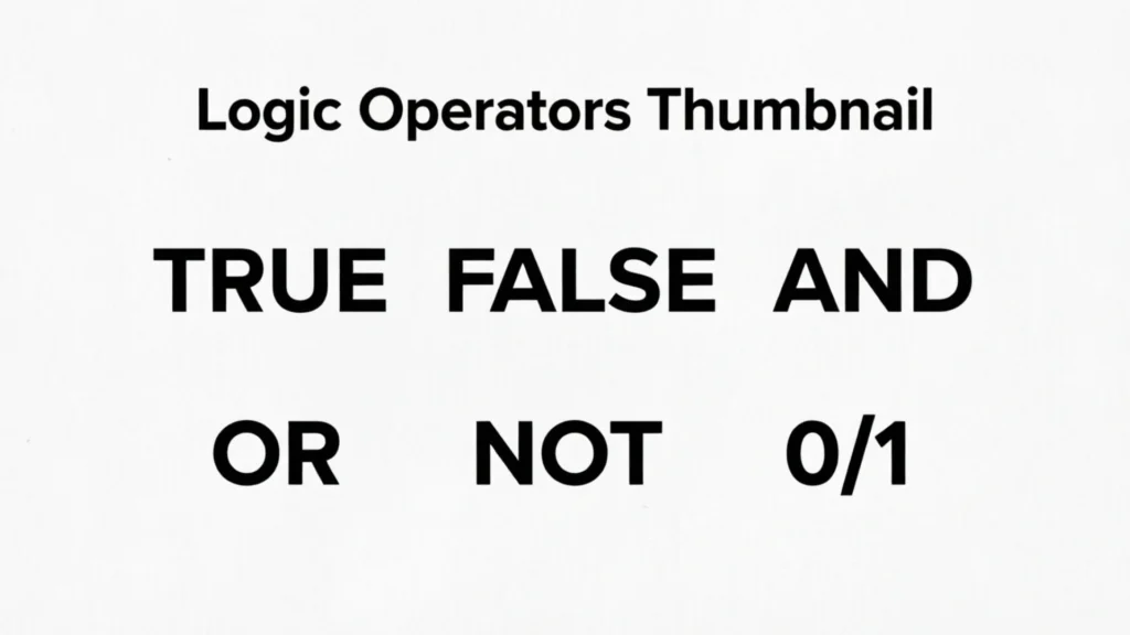 How to Read a Truth Table