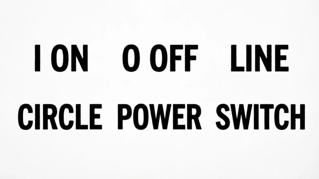 How to Read an I/O Rocker Switch