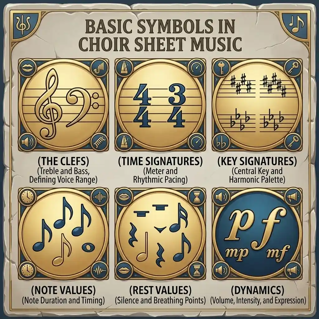 Basic Symbols in Choir Sheet Music