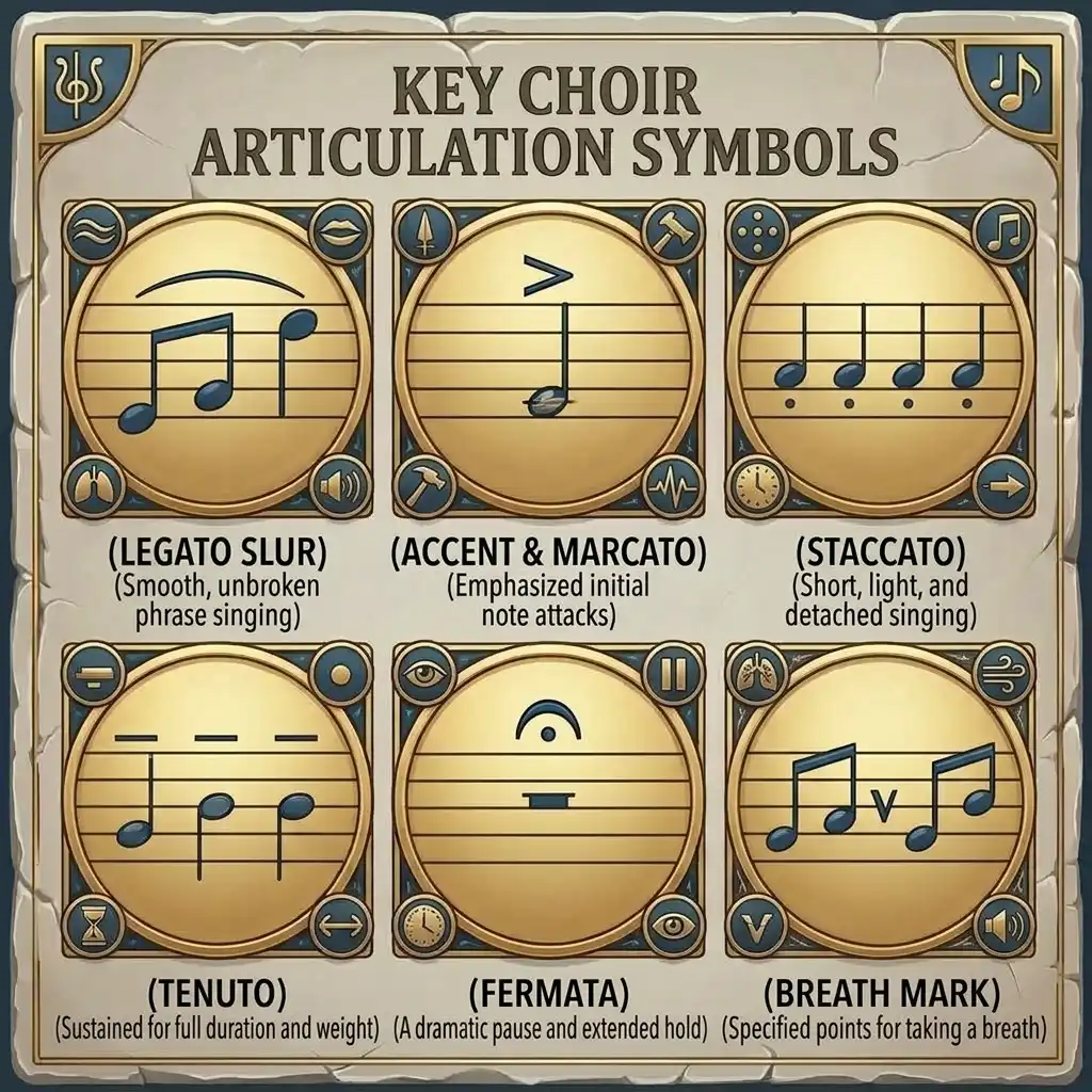 Choir Articulation Symbols