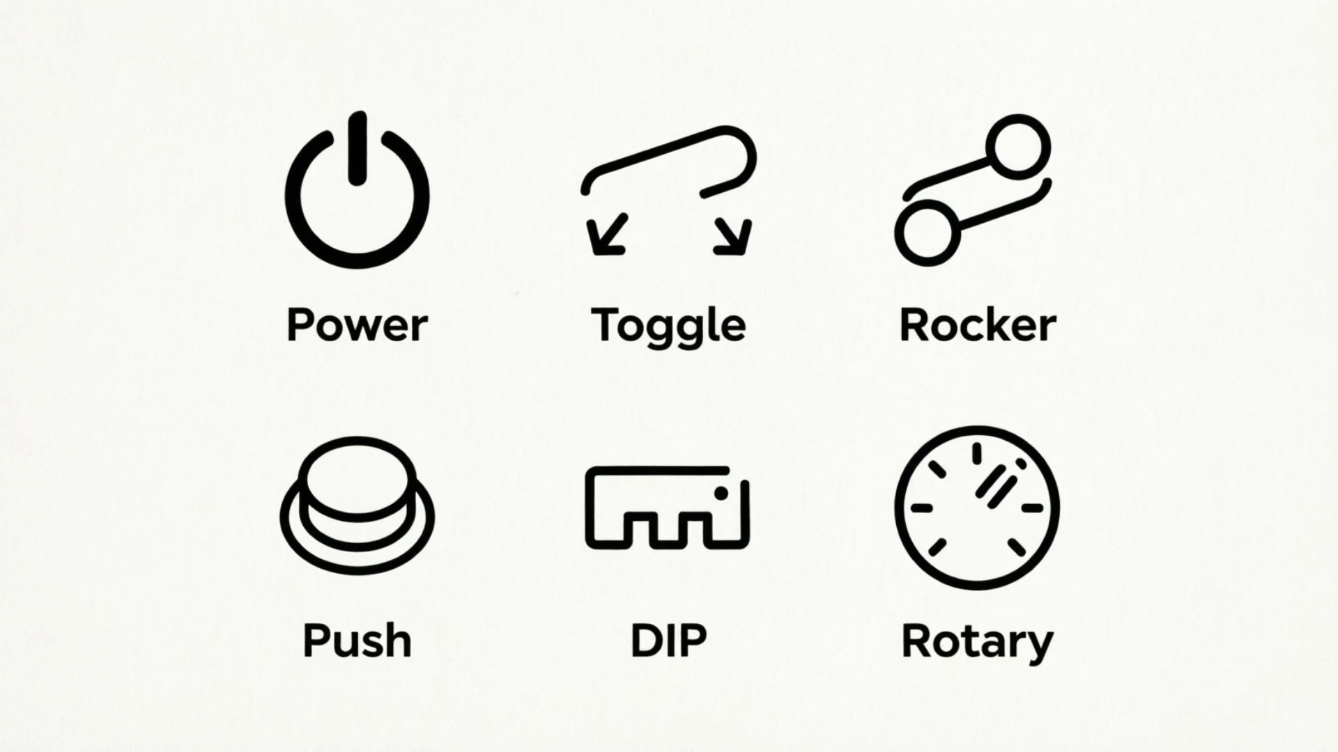 on/off switch symbols
