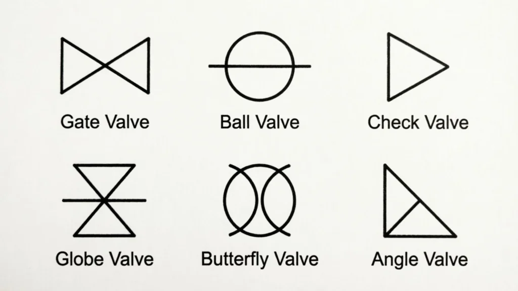 Plumbing Valve Symbols and Meanings