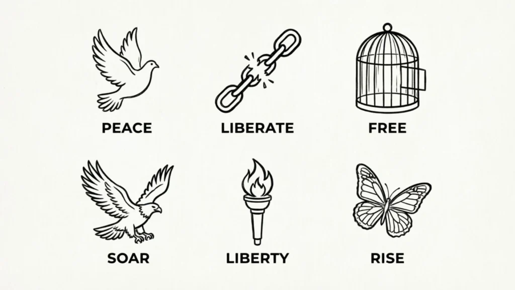 Unique Symbols of Freedom