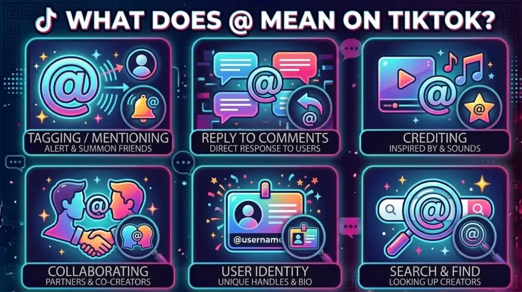 What Does @ Mean on TikTok?