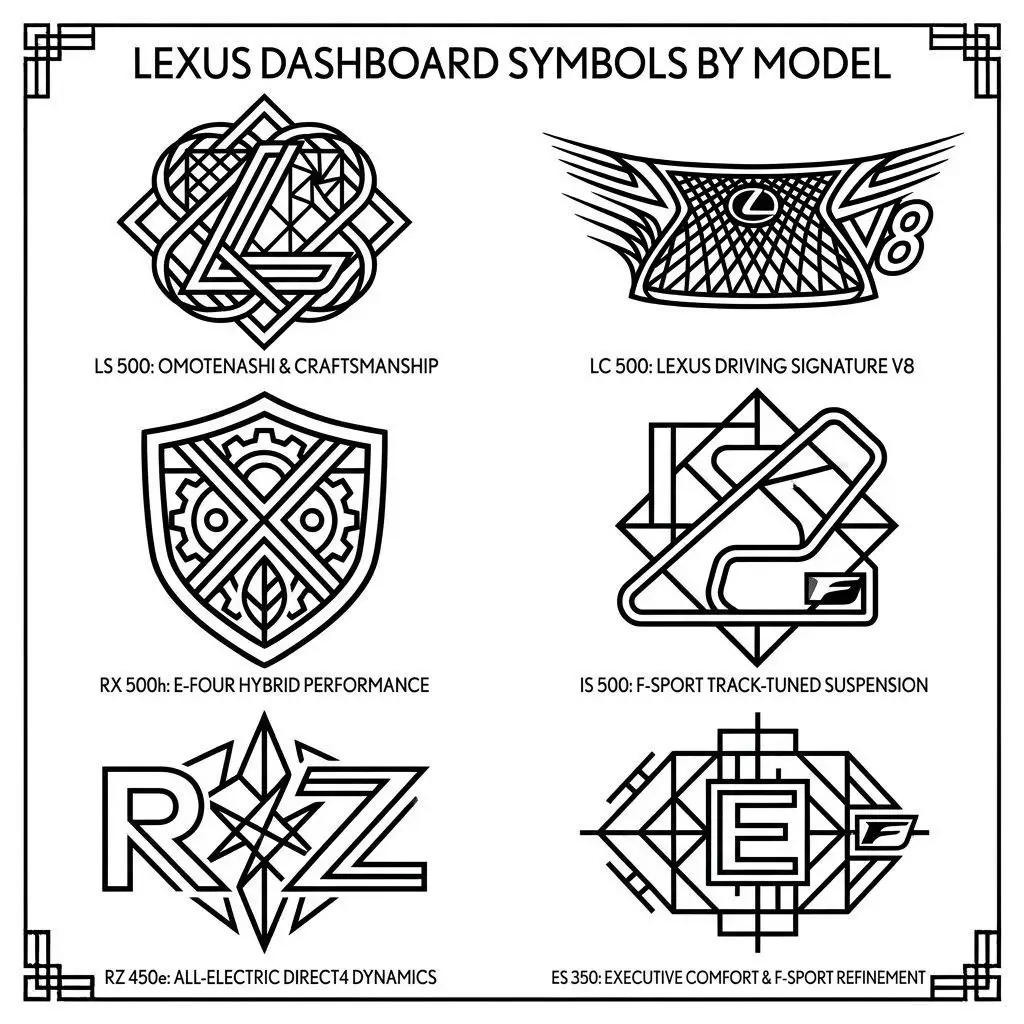 Lexus Dashboard Symbols by Model