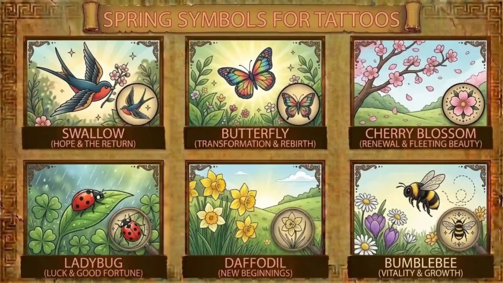Spring Symbols for Tattoos