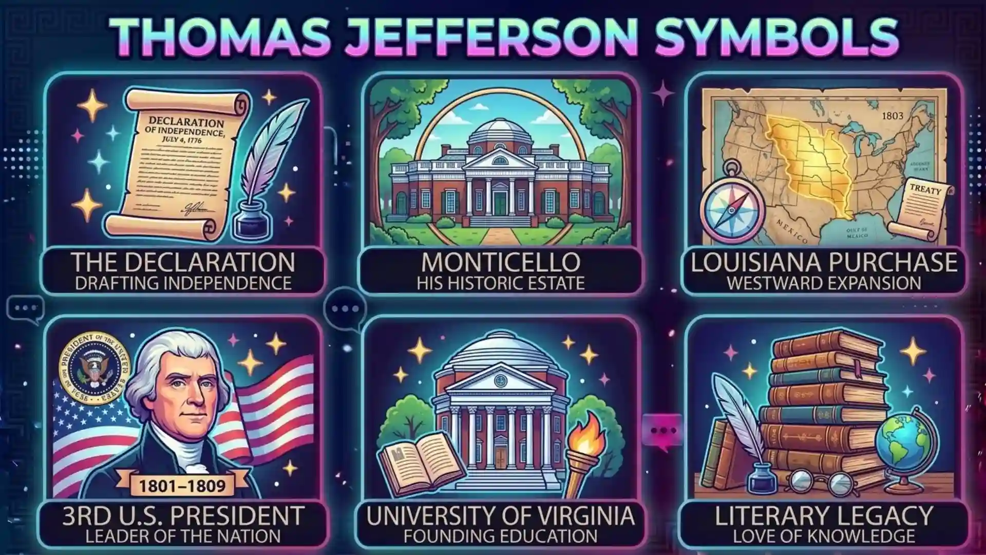 Thomas Jefferson Symbols