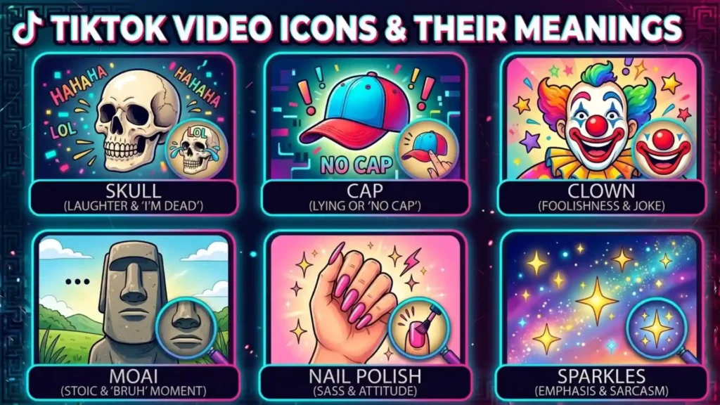 TikTok Video Icons and Their Meanings