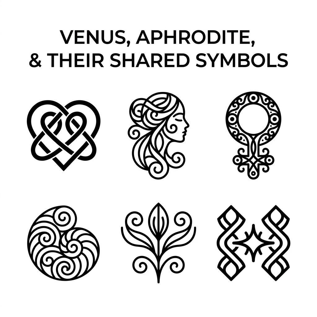 Venus, Aphrodite, and Their Shared Symbols
