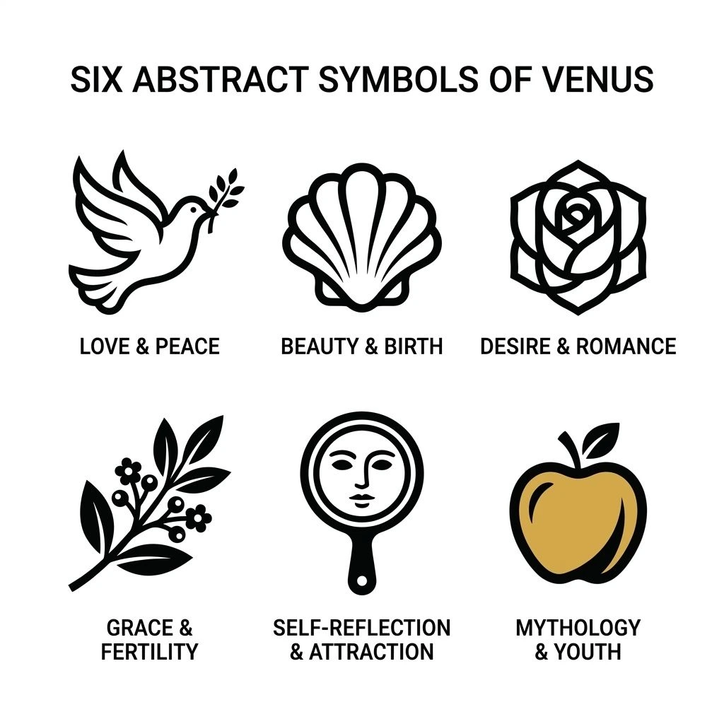 venus goddess symbols