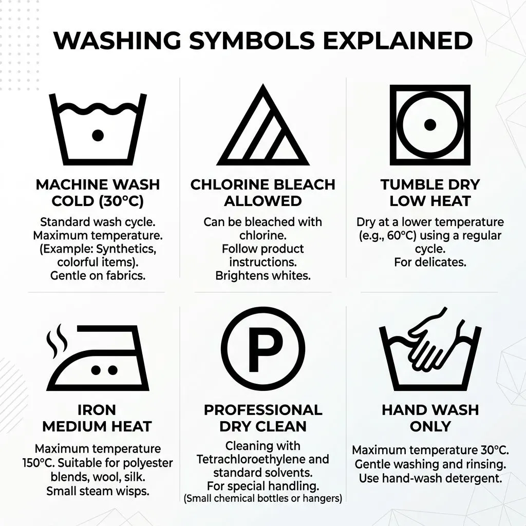 Washing Symbols Explained